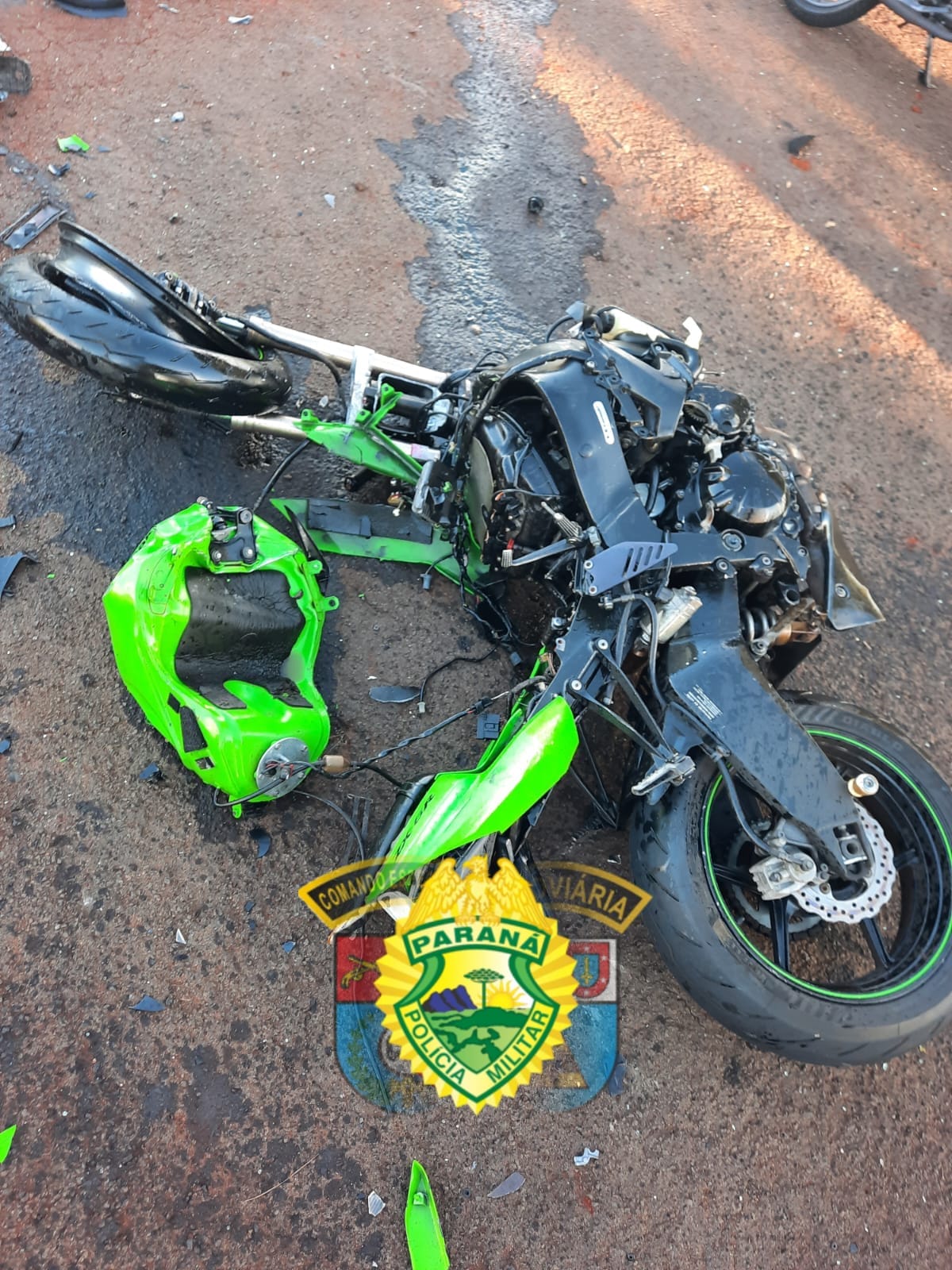 Motociclista morre em acidente na PR-445 sentido Londrina ao trevo